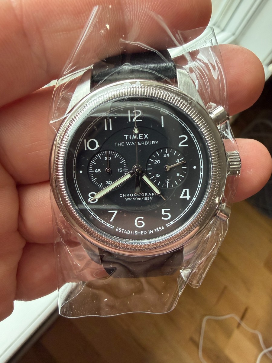 Timex Waterbury Metropolitan Chronograph 41 mm coin-edge bezel