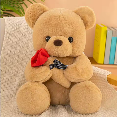 25cm Kawaii for Valentines Day Gift Teddy Bears Stuffed Animal Rose Bear Doll