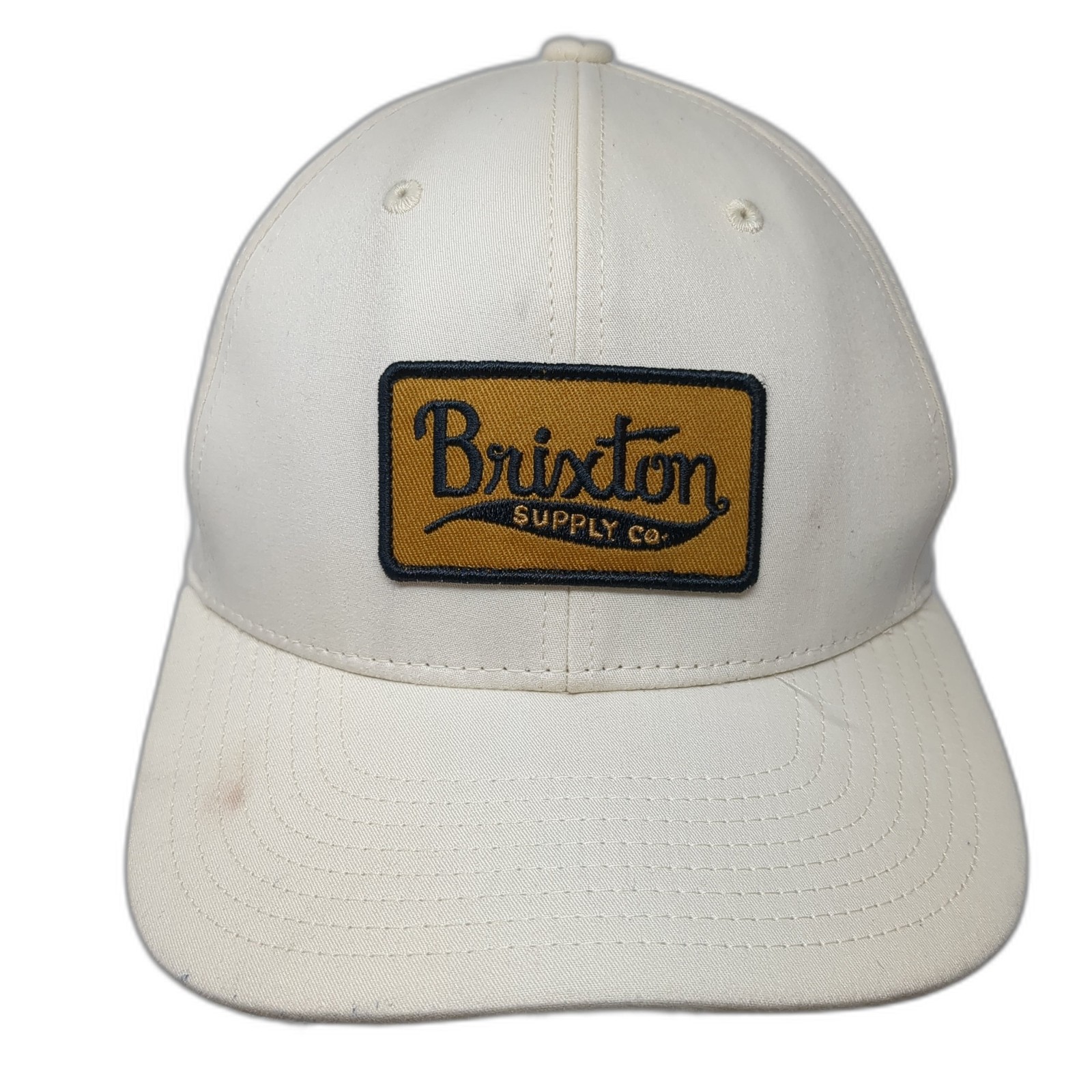 Brixton Supply Co. Patch Snapback Hat Solid Beige… - image 1