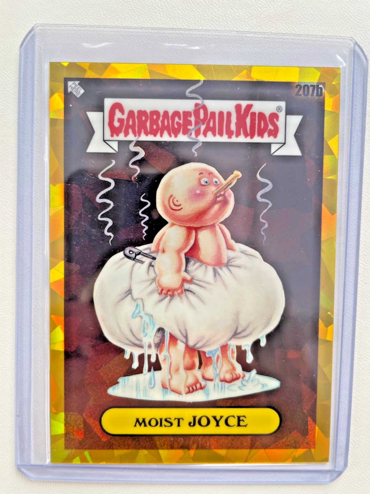 2023 Topps Garbage Pail Kids Sapphire Edition Gold #207b Moist Joyce front