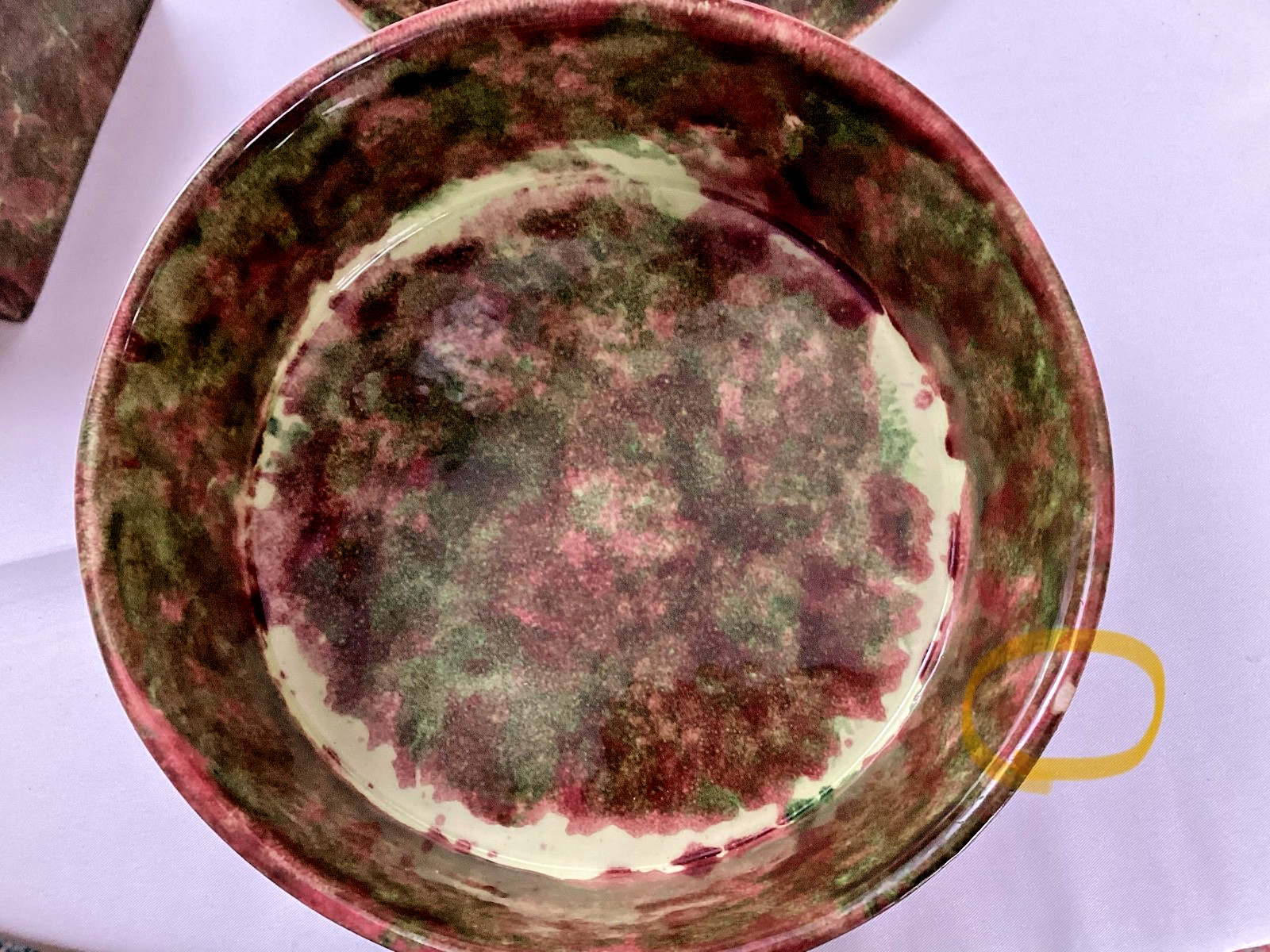 Jaru Pottery Vintage Lazy Susan Serving Set