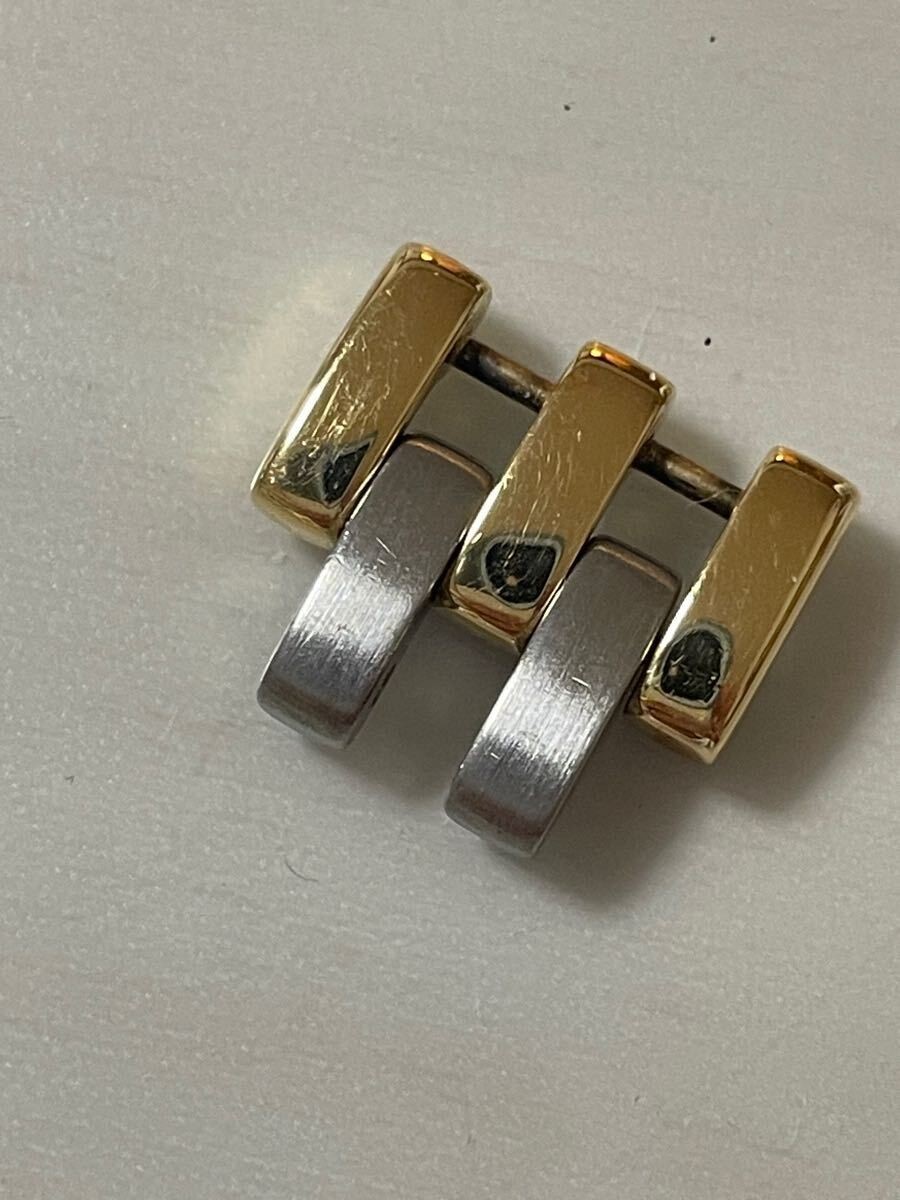 CARTIER 1 Link Panthere MM 3 Row Combo Watch Belt Band Bracelet Parts used Japan