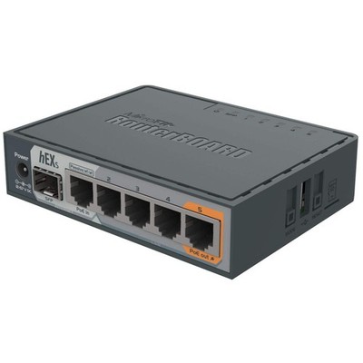 hEX S Gigabit Ethernet Router with SFP Port (RB760iGS)