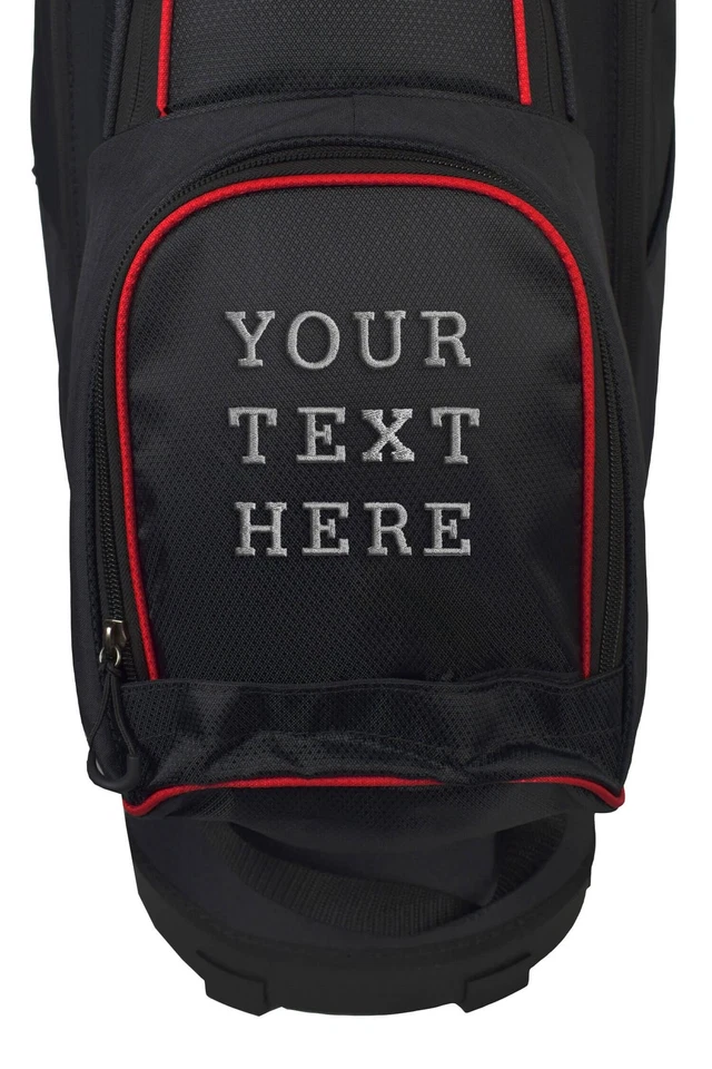 Nueva bolsa de carro de golf Hot-Z 4,5 negra/japezada/roja (solo logotipo) Foto 2 de 2