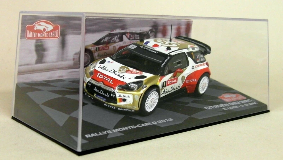 Coche modelo diecast Altaya escala 1/43 Citroen DS3 WRC Rally Monte Carlo 2013 Foto 4 de 4
