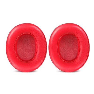 2x Lammleder Ersatz Ohrpolster für EDIFIER W820BT (rot
