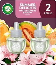 Air Wick Plug in Scented Oil Refill, 2 ct, Summer Delights, Air Freshener, Essen