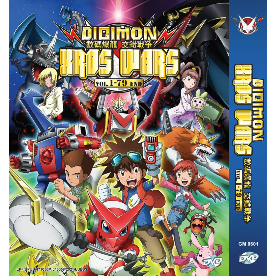 Digimon Xros Wars Fusion Complete Series Anime DVD 1-79 End