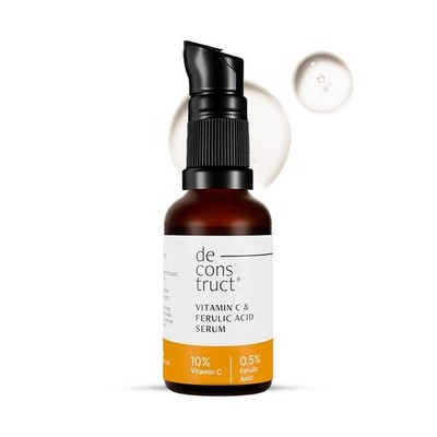 Deconstruct 10% Vitamin C & 0.5% Ferulic Acid, Face Serum For Glowing Skin 30 ML