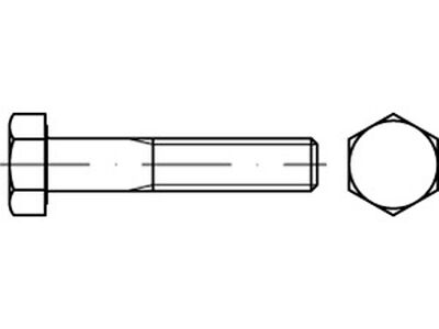 ASME B 18.2.1 Grade 5 (~8.8) UNC Hex cap screws, Sechskantschrauben mit Schaft