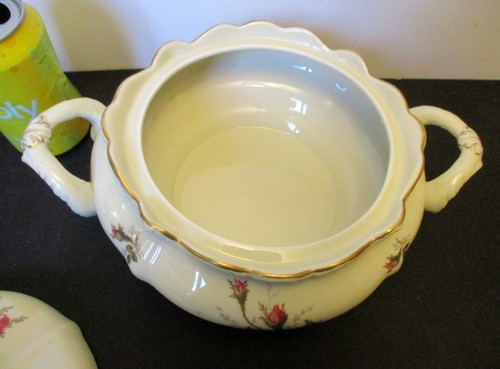 ROSENTHAL Pompadour MOSS ROSE Casserole SERVING BOWL Dish - Picture 6 of 12