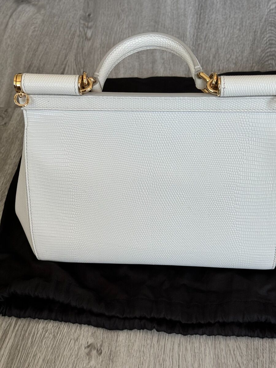 【関税&送料込み】Dolce & Gabbana Borse... Bianco Dolce & Gabbana Borsa A Mano Blanco ( White) Bag | eBay