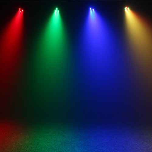 (2) Eliminator Mini Par RGBW LED DMX Par Wash Lights+Bag For DJ/Stage/Clubs/Bars - Picture 5 of 12