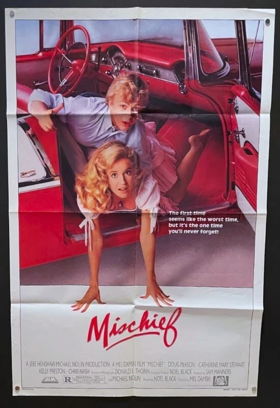Mischief Movie Poster Doug McKeon Kelly Preston *Hollywood Posters* | eBay