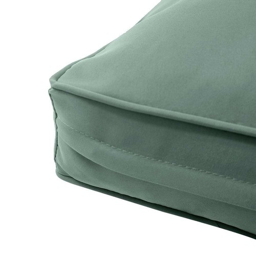 |COVER ONLY| Piped Trim Outdoor Deep Seat Cushion Patio Furniture Cushion Covers - Picture 32 of 169