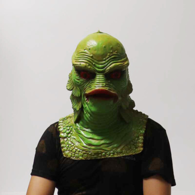 Cosplay Creature From the Black Lagoon Maske Halloween Fisch Monster Maske Latex