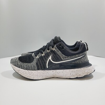 Nike React Infinity Run Flyknit 2 Womens Size 7.5 (6 Mens) Shoes Black Sneakers
