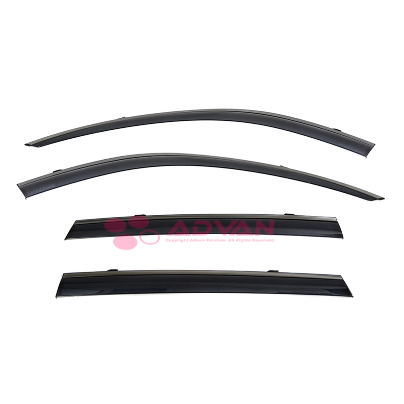 WELLvisors For 20202023 Kia Telluride Window Visors Black Trim Rain