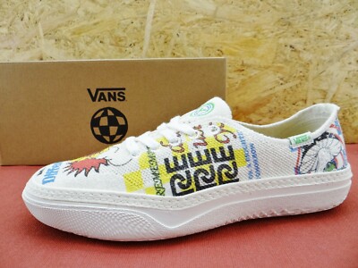 Vans CIRCLE VEE ec Cush Damen Herren Schuhe Low Sneaker bio footbed weiß Gr.42