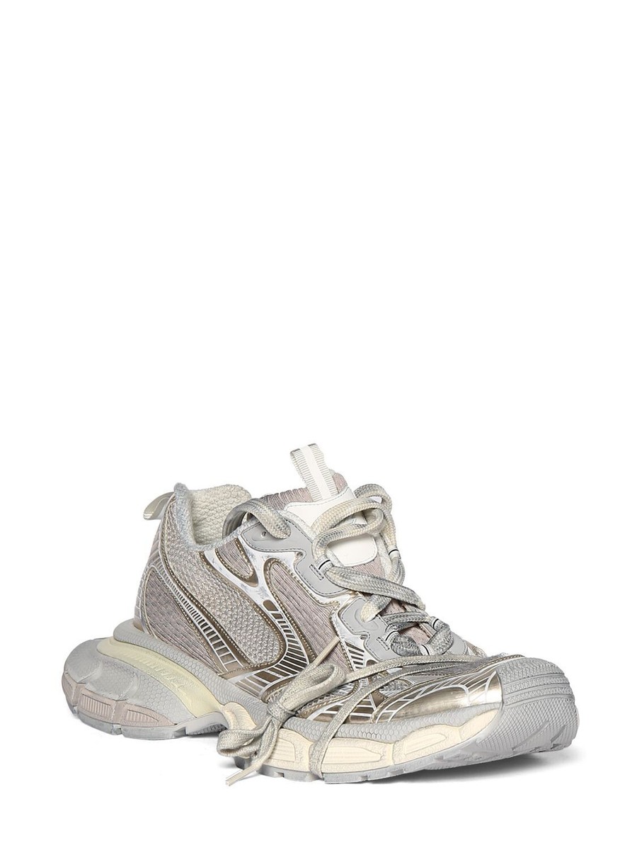 BALENCIAGA 3XL $1190 Women's Eggshell Low Top Sneakers New And