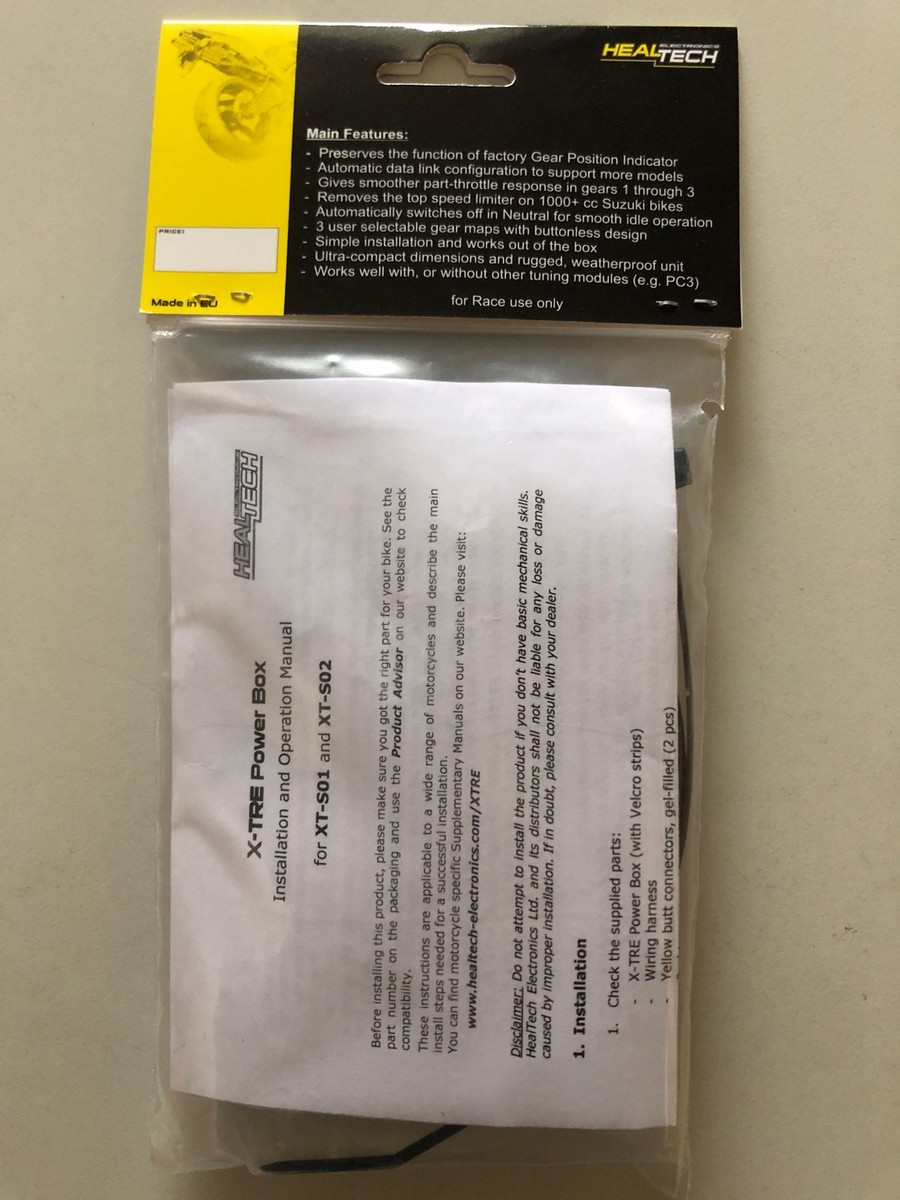 Healtech X-Tre Power Box XT-S01 für Suzuki GSX-R 600 750 Bj