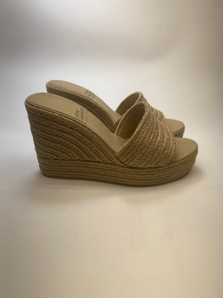 Jeffrey Campbell 女式 Espadrille 棕褐色阳光楔形凉鞋 尺码 11 — 第 4/4 张图片