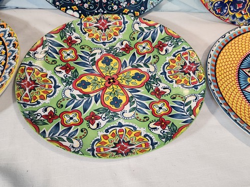 HENXFEN LEAD Colorful Porcelain Dinner Plates, Set of 6, NICE! - 第 2/20 張圖片