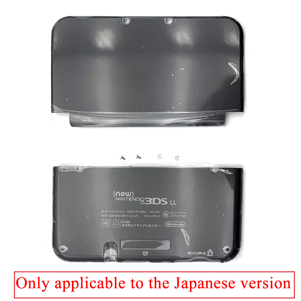 Black Housing Shell Front Back Case Top+ Bottom Cover For New