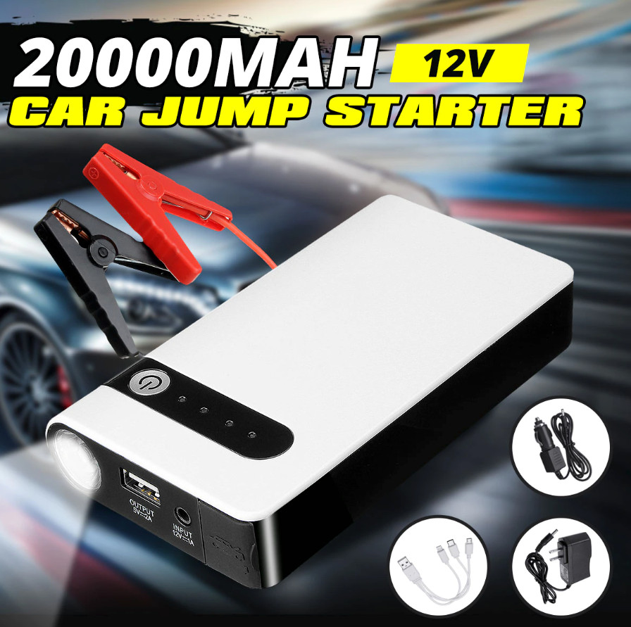 Portable Car Jump Starter 30000mAh Booster Jumper Box Power Bank Battery Charger