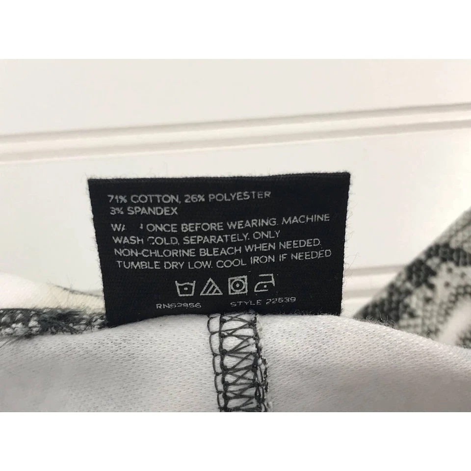 Leggings para mujer Hue Studio descoloridos serpiente skimmer tiro alto talla M Foto 4 de 4