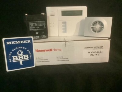Honeywell Vista 20P Control Panel 10.26 6160, Wave2, Battery ''A+'' rated BBB Co.