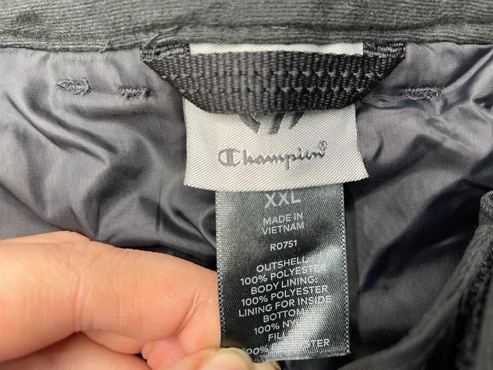 Champion Hombres Negro XXL Esquí Nieve Pantalones Cálidos Térmicos Foto 2 de 4