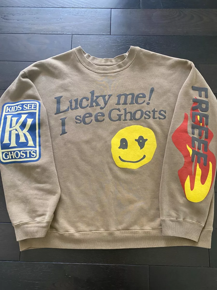 CACTUS PLANT FLEA MARKET KIDS SEE GHOSTS CREWNECK EXTRA LARGE FLOG 