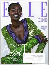 ADUT AKECH - Elle Magazine August 2021
