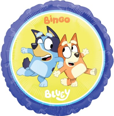Bluey & Bingo 18'' Anagram Balloon Birthday Party Decorations
