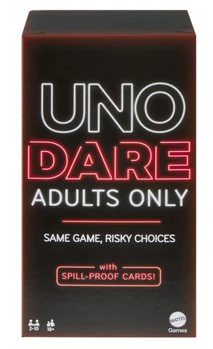 UNO DARE Adults Only Edition Card Game - Same Game / Risky Choices - New