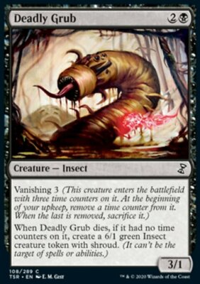 Magic the Gathering MTG Deadly Grub (108) Time Spiral Remastered   LP