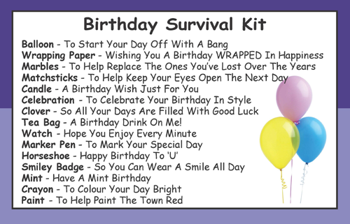 SURVIVAL KIT IN A CAN. Fun Gift & Card Ideas For New Home, Retirement, Teacher - Picture 31 of 153