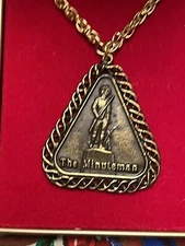 Styles By Smart Bicentennial Pendant 1776-1976 The Minuteman Lot Of 2
