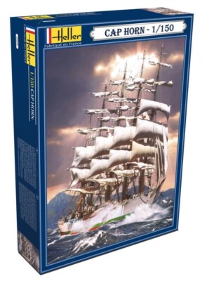 Modellauto Schiff Zum Zusammenbauen Model Kit Bausatz Heller CAP HORN 1:150