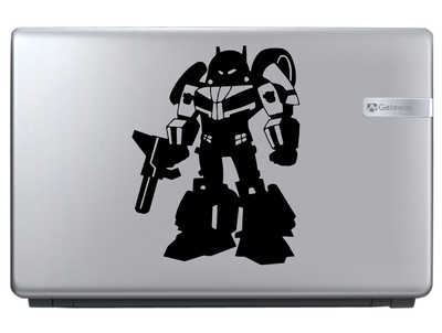Adesivi Bianchi Autobot Transformers – 2 Decal 5 Pollici Per Auto, Finestrino O Laptop