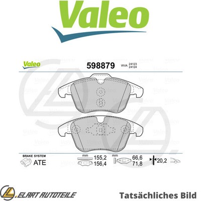 Brake Pad Set Disc Brake for Volvo V60/II/Box/Estate V70/III S80/Sedan  