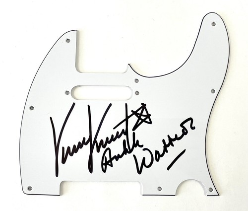 Vinnie Vincent of Kiss & Invasion Signed Guitar Pickguard COA