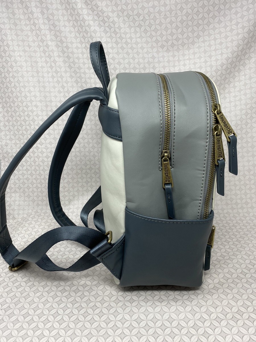 Loungefly Disney Pocahontas Meeko Mini Backpack grey stripe  display picture 3