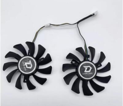 For DATALAND HD7770 Coolness+DC Graphics Card Fan R7 260X R7 250 7770