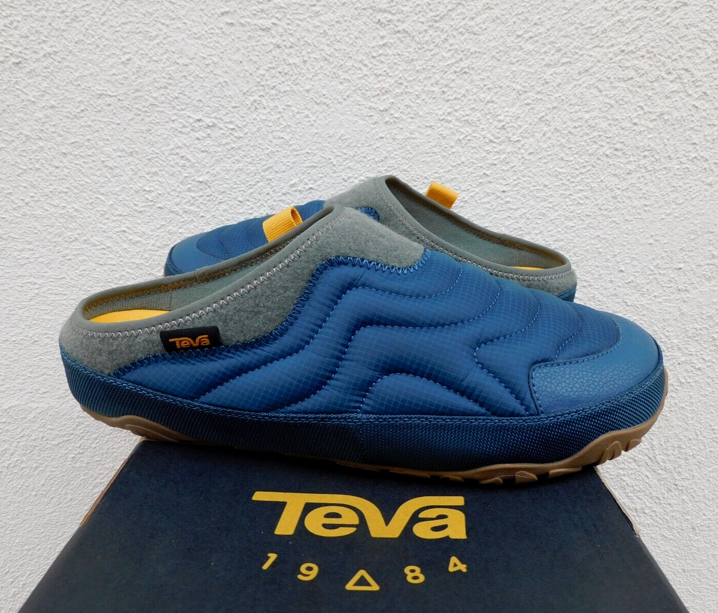 TEVA BLUE ALL GENDER ReEMBER TERRAIN SLIP-ON SHOES, MEN US 5/ WOMEN US 7 ~NIB