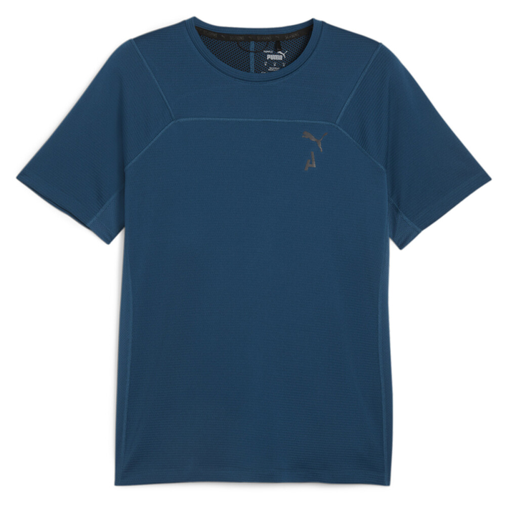 Мужская повседневная спортивная верхняя одежда из полипропилена Puma M Seasons Rain Cell синего цвета 5248