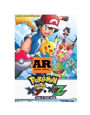 Pokemon XY+XY&Z (1-141End) Anime DVD English subtitle Region