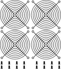 4 PCS 120Mm Fan Grill 120Mm Fan Bracket PC Fan Grill PC Fan Cover Fan-Shaped