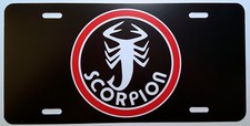 Vintage Scorpion Snowmobile Logo Novelty License Plate 157 